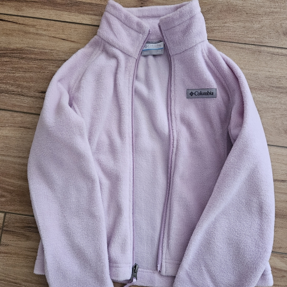 Columbia Soft Pink Fleece Jacket